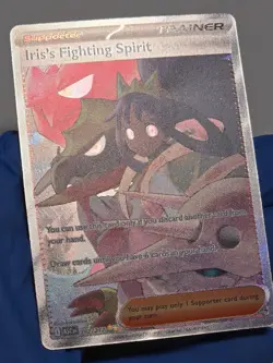 Iris's Fighting Spirit 292/217 Pokemon Ascended Heroes SIR NM GOD PACK PULL - Image 5