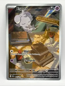 Pokemon Espurr IR Illustration Rare Full Art Near Mint Perfect Order 095/088 - Image 1