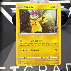 Pokemon Pikachu SWSH234 Cosmos Holo Black Star Promo Card Near Mint Condition - Image 1