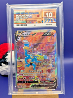 Machamp V - Astral Radiance - 172/189 - Pokemon Card - ACE 10 GEM MINT - Image 2