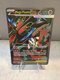 Mega Floette Ex 101/086 Chaos Rising Full Art Ultra Rare Pokemon NM EN - Image 1