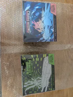Pokemon Chaos Rising & Perfect Order ETB Factory Sealed - Image 1