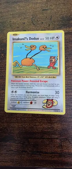 ImakuniU's Doduo 112/108 Secret Rare Evolutions Pokemon Near Mint - Image 1