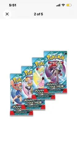 Pokemon TCG Scarlet and Violet Journey Together Booster Box Non-Enhanced - Image 5
