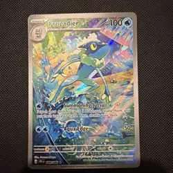 Pokemon TCG Frogadier 089/086 Chaos Rising Illustration Rare near Mint 2 - Image 1