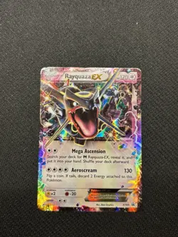 Pokemon TCG Rayquaza-EX XY XY69 Holo Promo Card Shiny MP 2016 - Image 2