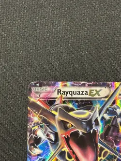 Pokemon TCG Rayquaza-EX XY XY69 Holo Promo Card Shiny MP 2016 - Image 3