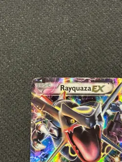Pokemon TCG Rayquaza-EX XY XY69 Holo Promo Card Shiny MP 2016 - Image 4