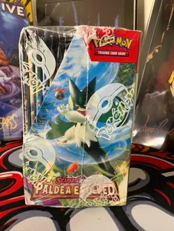 Pokemon Paldea Evolved Booster Box, 36 Packs New and sealed, small rip. - Image 3