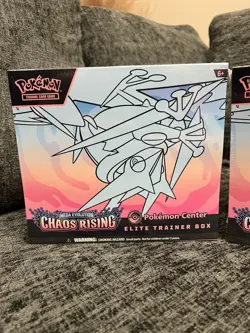🔥 2X POKEMON TCG CHAOS RISING POKEMON CENTER ELITE TRAINER BOX ETB - BRAND NEW - Image 2