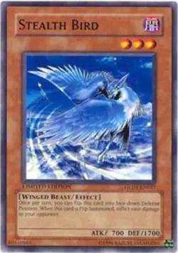 Stealth Bird - GLD1-EN017 - Common - Limited Edition x1 - Lightly Played - Image 1
