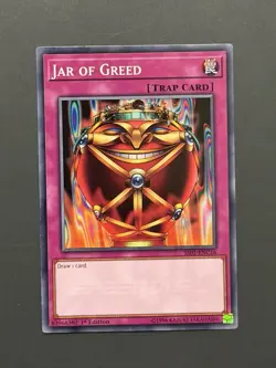 Jar of Greed SS01-ENC16 Speed Duel Decks: Destiny Masters 1st Edition - Image 1