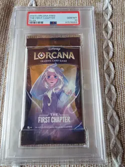 Disney Lorcana TCG 2023 the First Chapter Booster Pack Set, PSA 10 - Image 1