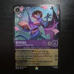 Disney Lorcana - Demona - Scourge of the Wyvern Clan - Legendary - #55 Foil NM - Image 1