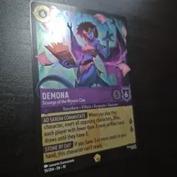 Disney Lorcana - Demona - Scourge of the Wyvern Clan - Legendary - #55 Foil NM - Image 2