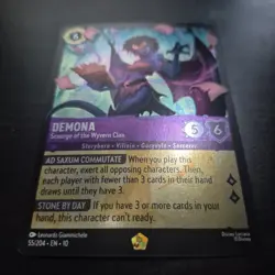 Disney Lorcana - Demona - Scourge of the Wyvern Clan - Legendary - #55 Foil NM - Image 3