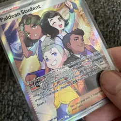 Paldean Student 231/091 Full Art Ultra Rare Card NM/ Mint Pokemon TCG 2024 - Image 2