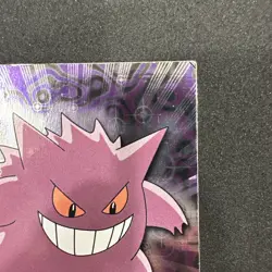 Topps Pokemon Card TV Series 2 Chrome Foil Blue Logo 1st Edition #94 Gengar MP - Image 5