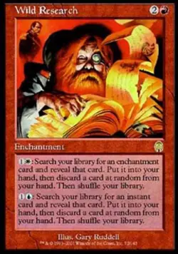 Wild Research - Medium Play MTG Apocalypse - Image 1