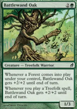 Battlewand Oak -Foil Medium Play MTG Lorwyn - Image 1