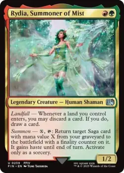 Rydia, Summoner of Mist -Foil Light Play MTG Universes Beyond: FINAL FANTASY - Image 1