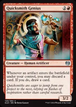 Quicksmith Genius -Foil Light Play MTG Kaladesh - Image 1