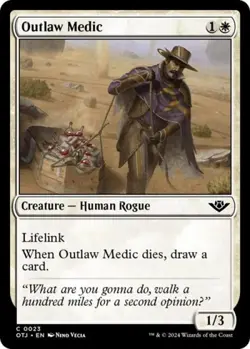 Outlaw Medic -Foil Near Mint MTG Outlaws of Thunder Junction - Image 1