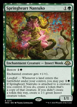 Springheart Nantuko x1 1x FOIL Modern Horizons 3 NM MTG - Image 1