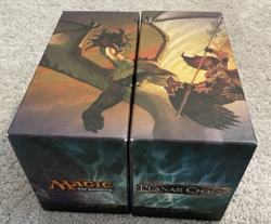 MTG Planar Chaos Fat Pack Boxes _Oros VS Akroma Art_ Empty Boxes - Image 1