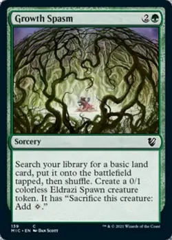 Growth Spasm - Light Play MTG Commander 2021 Midnight Hunt - Image 1