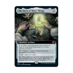 WOTC MtG AFR The Deck of Many Things (Extended Art) (MR) NM - Image 1