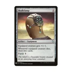 WOTC MtG The List Skullclamp (U) NM - Image 1