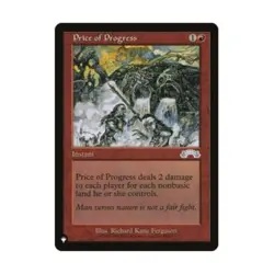 WOTC MtG The List Price of Progress (EXO) (U) NM - Image 1