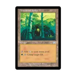 WOTC MtG Onslaught Wirewood Lodge (U) EX - Image 1