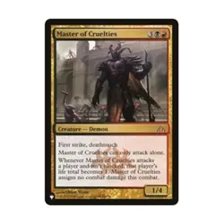 WOTC MtG The List Master of Cruelties (MR) NM - Image 1