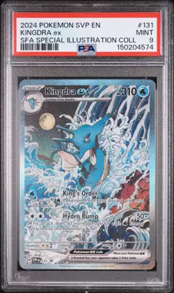 PSA 9 MINT 2024 POKEMON SVP EN KINGDRA ex #131 SFA SPECIAL ILLUSTRATION COLL - Image 1