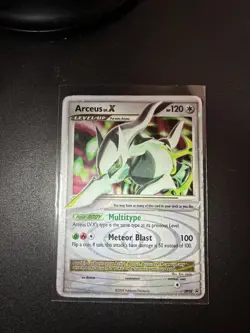 Arceus LV.X DP56 - Diamond and Pearl Black Star Promo Holo Pokemon - HP/DAM - Image 1