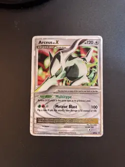 Arceus LV.X DP56 - Diamond and Pearl Black Star Promo Holo Pokemon - HP/DAM - Image 3