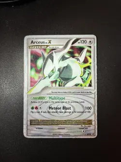 Arceus LV.X DP56 - Diamond and Pearl Black Star Promo Holo Pokemon - HP/DAM - Image 5