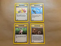 4 Fossil 1st Edition Pokemon Mr. Fuji Energy Search Recycle Mysterious Fossil - Image 1