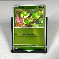 Snivy 004/088 Common Perfect Order Pokemon Reverse Holo Near Mint - Image 1