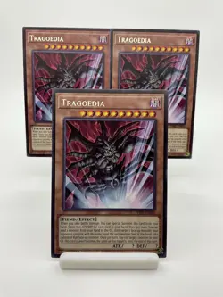 Yu-Gi-Oh! Tragoedia PHRE-EN046 Rare 1st Ed. X3 Playset - Image 1