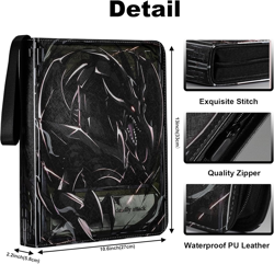 Trading Card Binder for YGO Card- 990 Pockets Card Album with Sleeves Compatible 705353476235 - Image 2