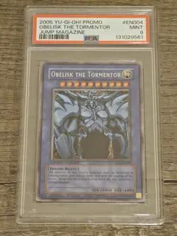 Yugioh Obelisk the Tormentor JMP-EN004 Shonen Jump Magazine Limited Edition - Image 1