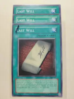 3x Last Will SDY-039 Common Unlimited LP - Image 1