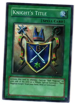 Yugioh Knight’s Title ROD-EN002 Super Parallel Rare VLP - Image 1