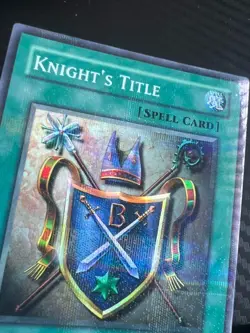 Yugioh Knight’s Title ROD-EN002 Super Parallel Rare VLP - Image 3