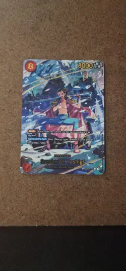 One Piece TCG Smoker & Tashigi EB04-003 V2 Special Alt Art NM ENG Adventure Kami - Image 1