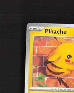 Pikachu 051/162 Temporal Forces Common Pokemon Card NM - Image 3