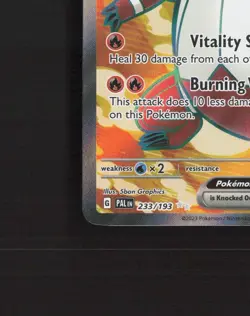 Skeledirge ex 233/193 Paldea Evolved Full Art Ultra Rare Holo Pokemon Card NM - Image 5